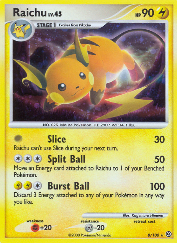 Raichu (8/100) [Diamond & Pearl: Stormfront] 