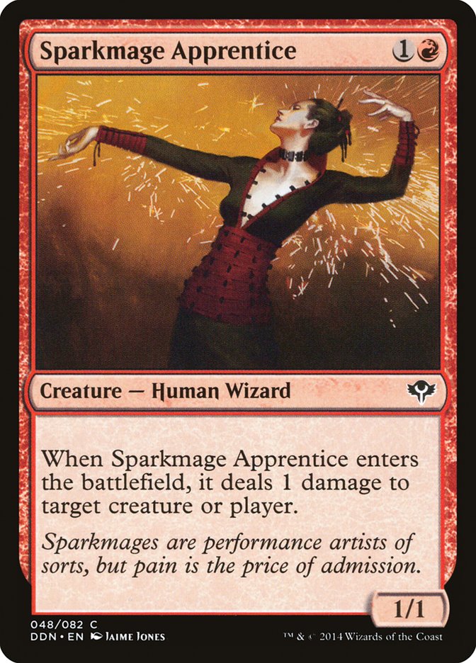 Sparkmage Apprentice [Duel Decks: Speed ​​vs. Cunning] 