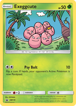 Exeggcute (SM119) [Sun &amp; Moon: Black Star Promos] 