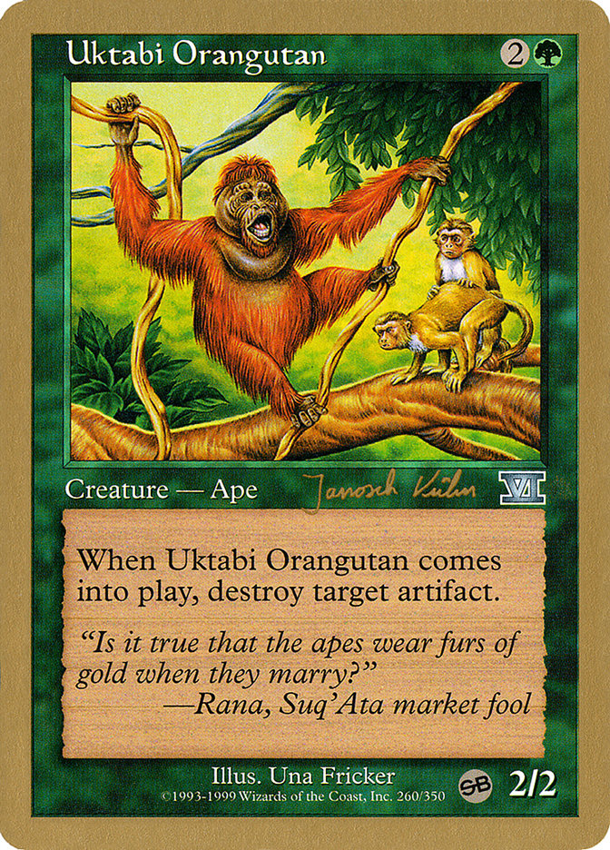 Uktabi Orangutan (Janosch Kuhn) (SB) [World Championship Decks 2000] 