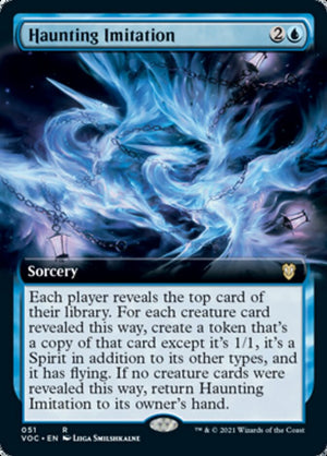Haunting Imitation (Extended Art) [Innistrad: Crimson Vow Commander] 