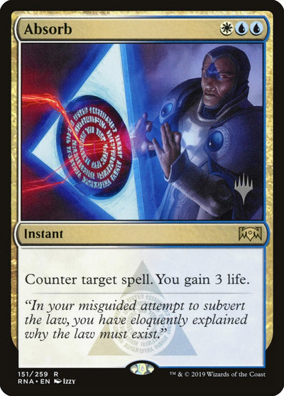 Absorb (Promo Pack) [Ravnica Allegiance Promos] 