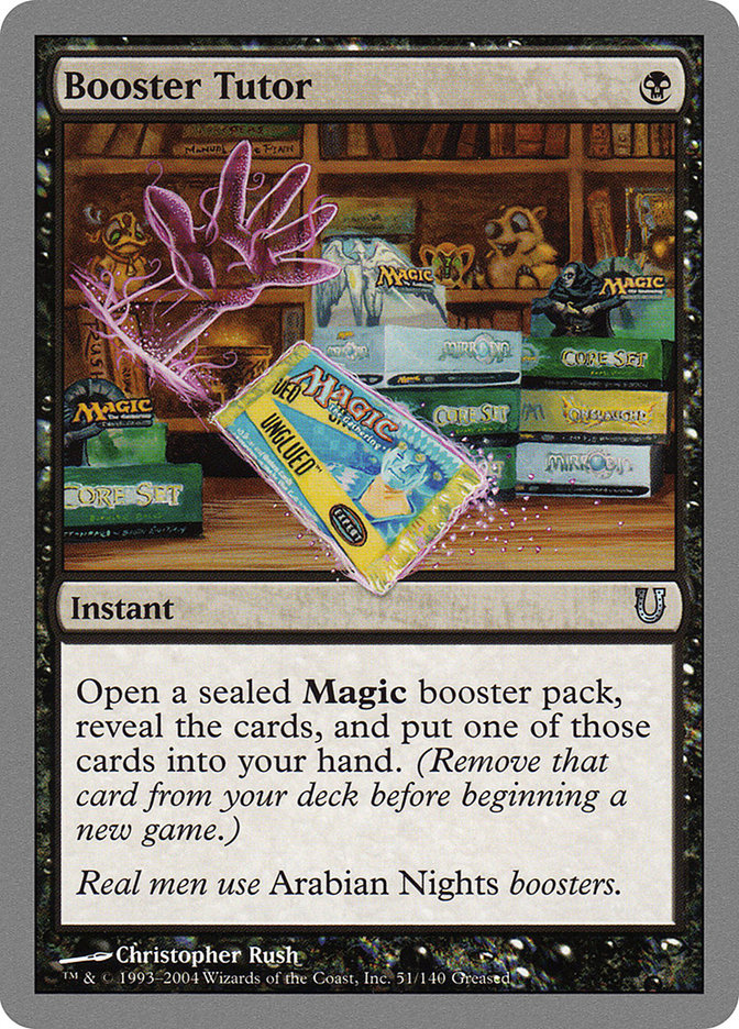 Booster Tutor [Unhinged] 