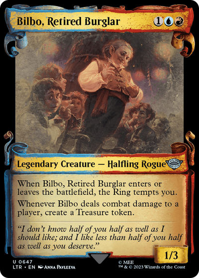 Bilbo, Retired Burglar [The Lord of the Rings: Tales of Middle-Earth Showcase Scrolls] 