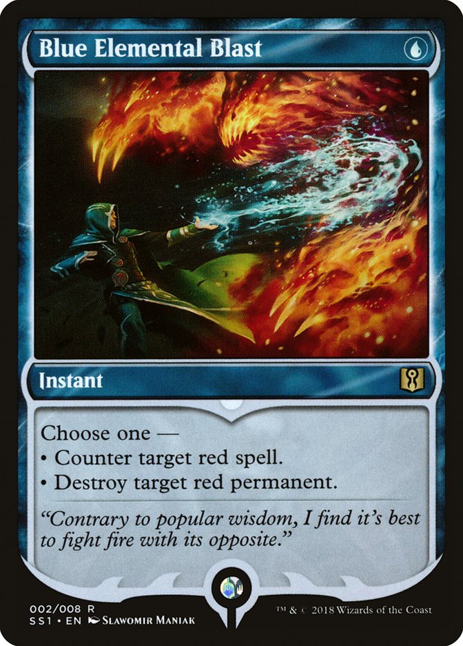 Blue Elemental Blast [Signature Spellbook: Jace] 