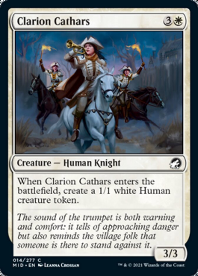 Clarion Cathars [Innistrad: Midnight Hunt] 