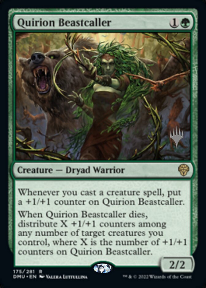 Quirion Beastcaller (Promo Pack) [Dominaria United Promos] 