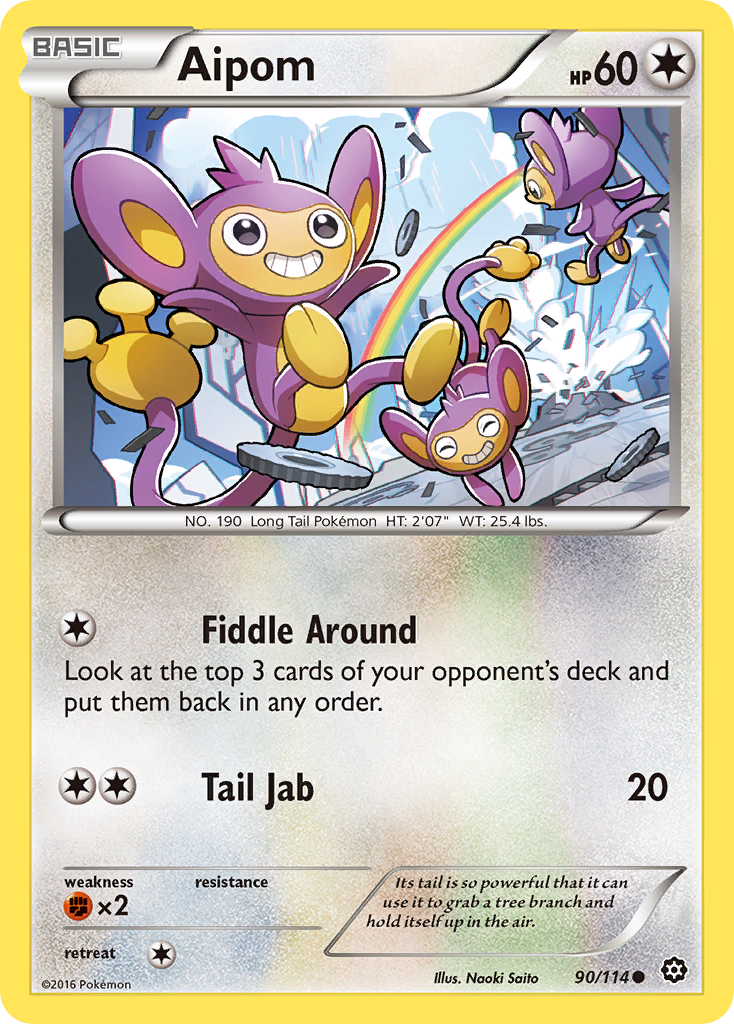 Aipom (90/114) [XY: Steam Siege] 