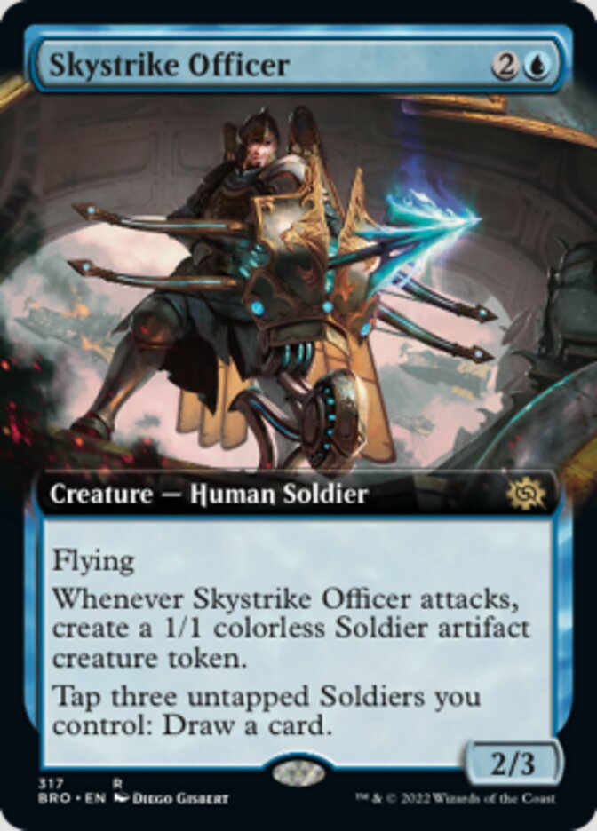 Skystrike Officer (Extended Art) [The Brothers' War] 