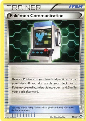 Pokemon Communication (18/30) [Black &amp; White: Trainer Kit - Zoroark] 