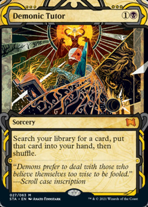 Demonic Tutor [Strixhaven: School of Mages Mystical Archive] 