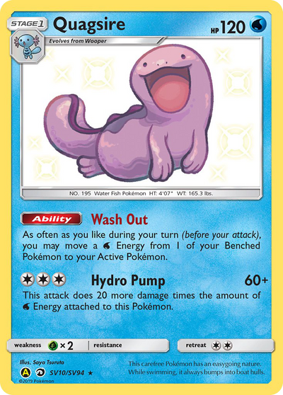 Quagsire (SV10/SV94) [Sun &amp; Moon: Hidden Fates - Shiny Vault] 