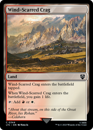 Wind-Scarred Crag [The Lord of the Rings: Tales of Middle-Earth Commander] 