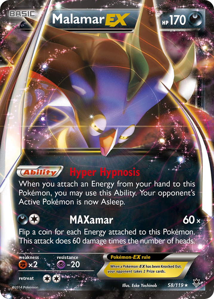 Malamar EX (58/119) [XY: Phantom Forces] 