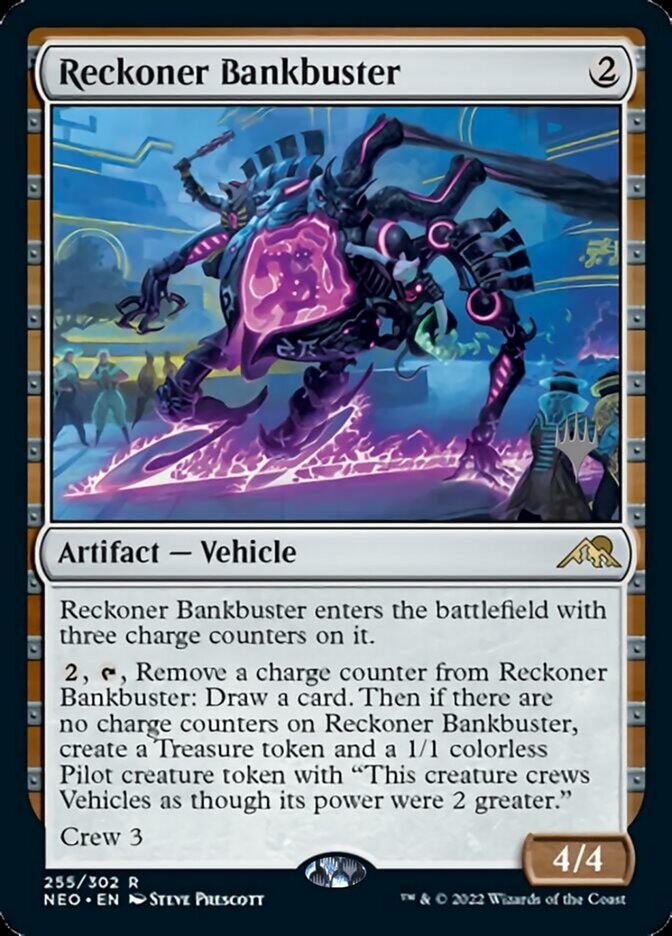 Reckoner Bankbuster (Promo Pack) [Kamigawa: Neon Dynasty Promos] 