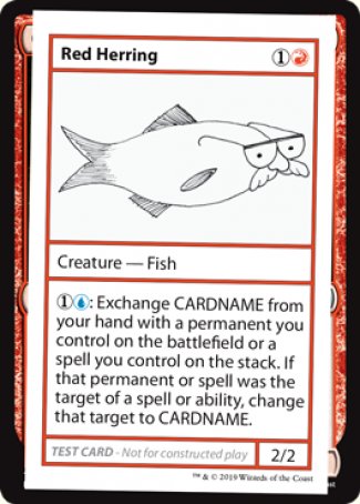 Red Herring (2021 Edition) [Mystery Booster Playtest Cards] 