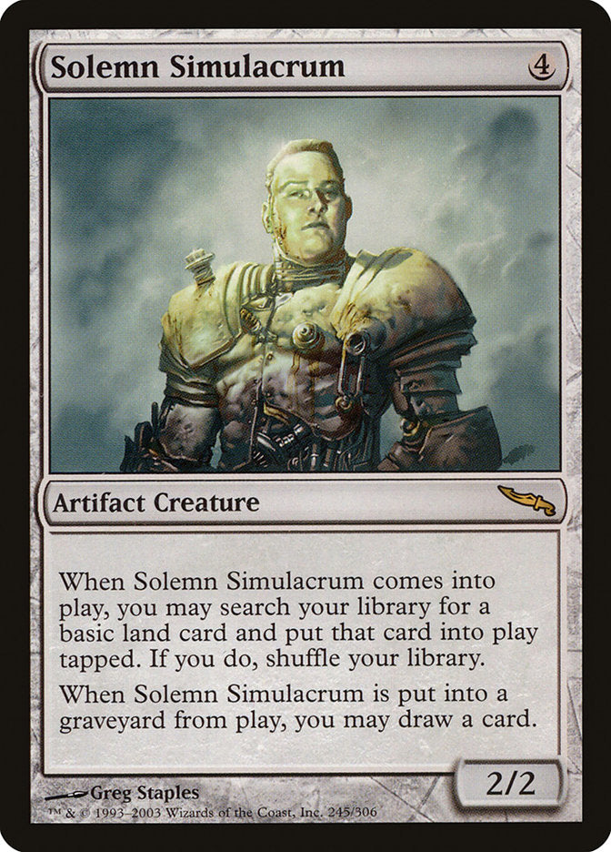 Solemn Simulacrum [Mirrodin] 