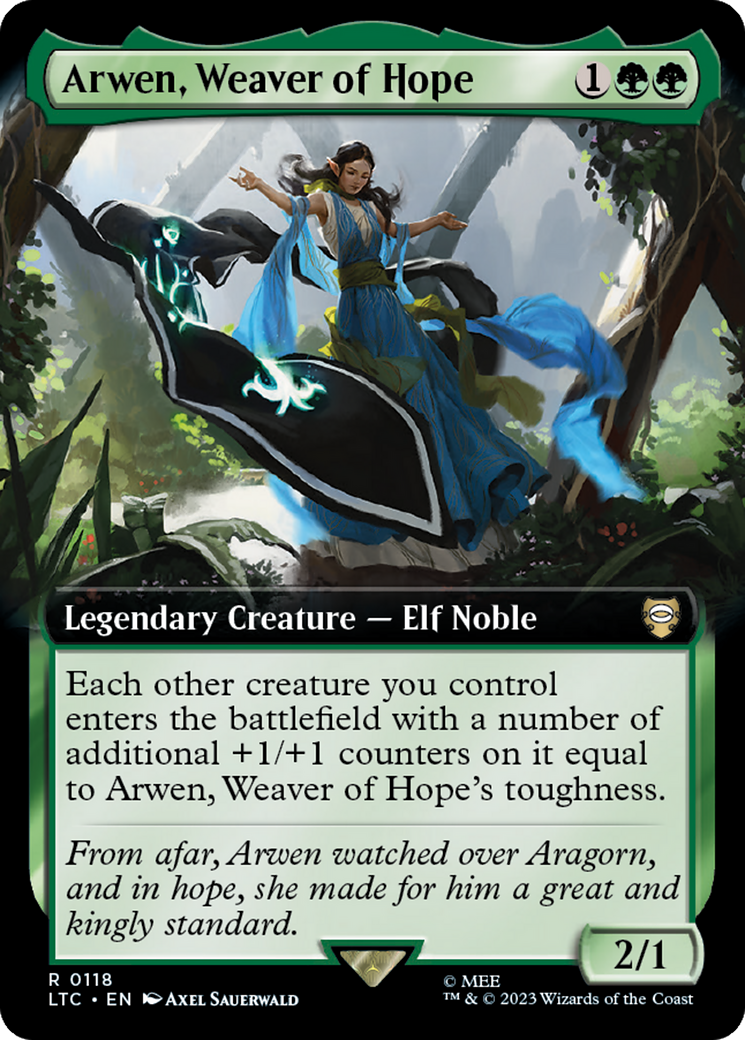 Arwen, Weaver of Hope (Extended Art) [The Lord of the Rings: Tales of Middle-Earth Commander] 