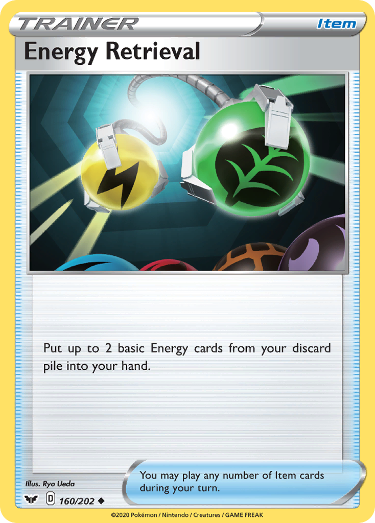 Energy Retrieval (160/202) [Sword & Shield: Base Set] 