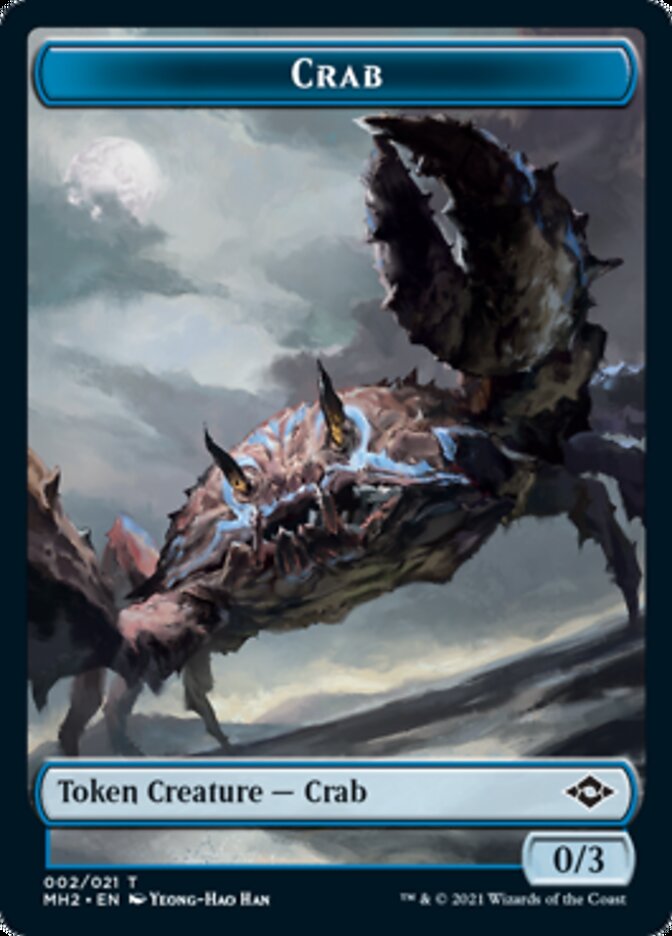 Crab // Treasure (20) Double-Sided Token [Modern Horizons 2 Tokens] 