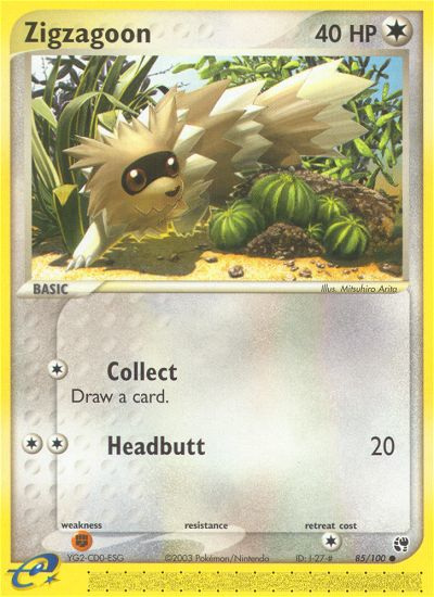 Zigzagoon (85/100) [EX: Sandstorm] 