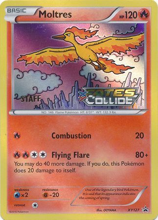 Moltres (XY127) (Staff) [XY: Black Star Promos] 