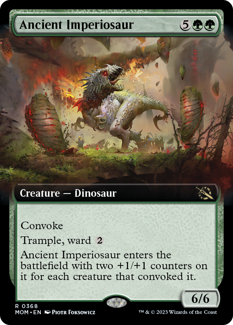 Ancient Imperiosaur (Extended Art) [March of the Machine] 