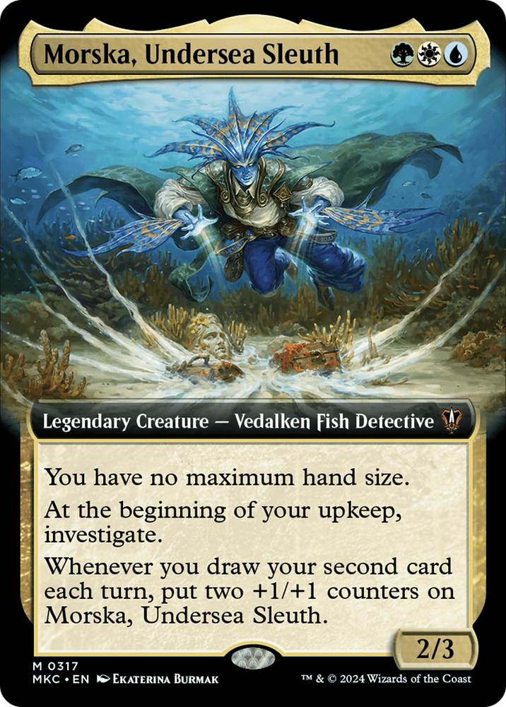 Morska, Undersea Sleuth (Extended Art) [Murders at Karlov Manor Commander] 