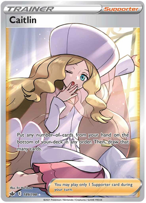 Caitlin (189/198) [Sword & Shield: Chilling Reign]