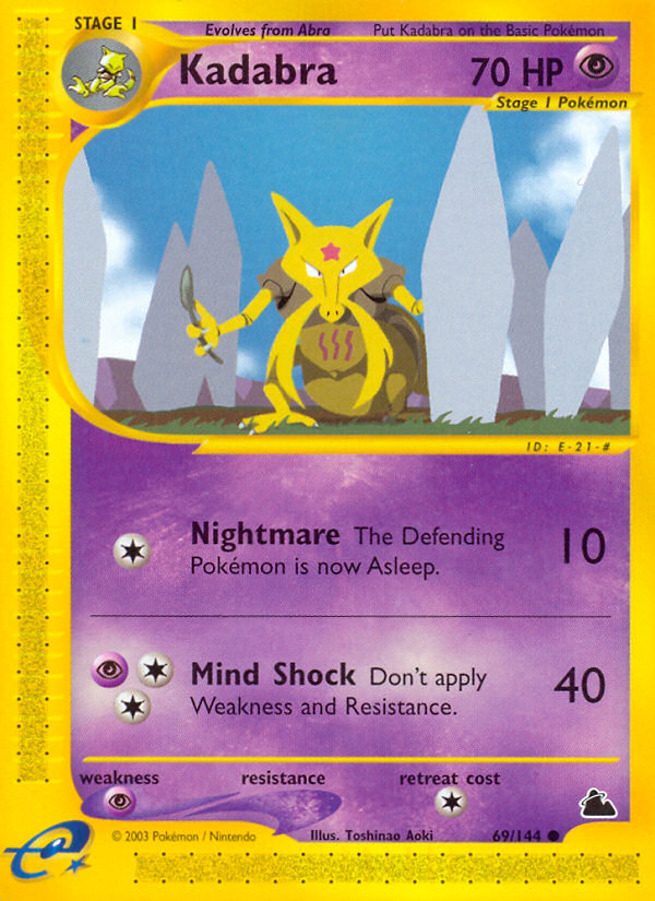 Kadabra (69/144) [Skyridge] 