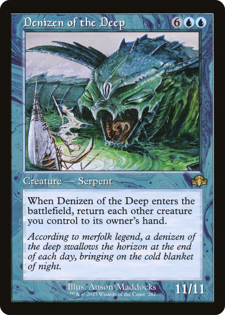 Denizen of the Deep (Retro) [Dominaria Remastered] 