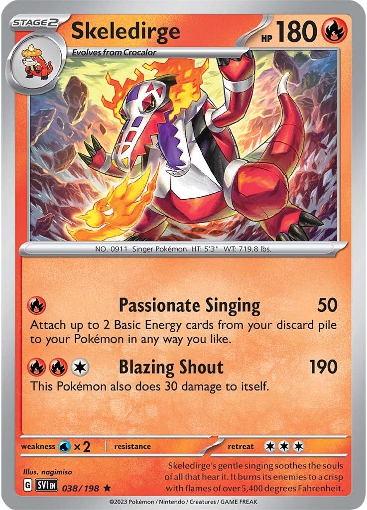 Skeledirge (038/198) [Scarlet & Violet: Base Set] 