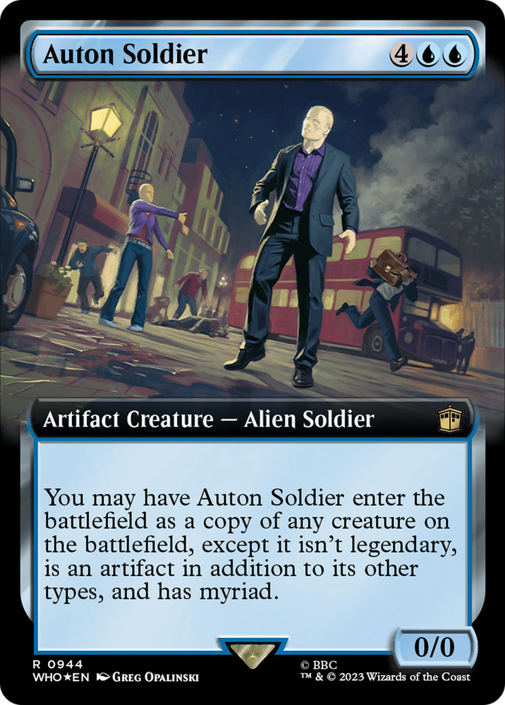 Auton Soldier (Extended Art) (Surge Foil) [Doctor Who] 