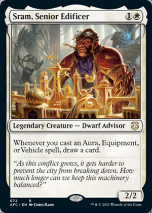 Sram, Senior Edificer [Dungeons &amp; Dragons: Adventures in the Forgotten Realms Commander] 