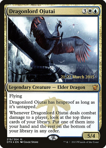 Dragonlord Ojutai [Dragons of Tarkir Prerelease Promos]