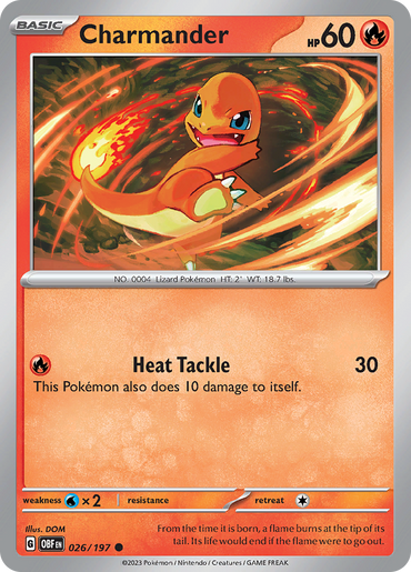 Charmander (026/197) [Scarlet & Violet: Obsidian Flames]