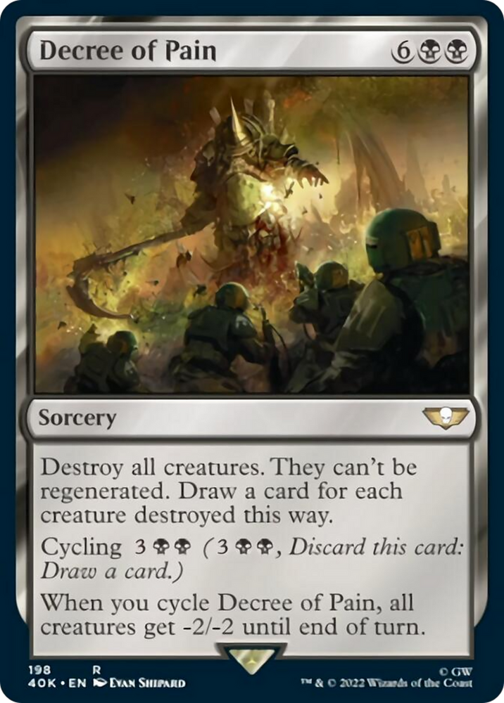 Decree of Pain (Surge Foil) [Warhammer 40,000] 
