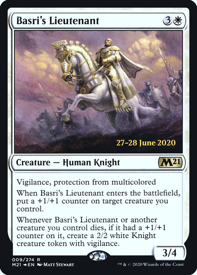 Basri's Lieutenant [Core Set 2021 Prerelease Promos] 