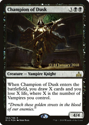 Champion of Dusk [Rivals of Ixalan Prerelease Promos] 