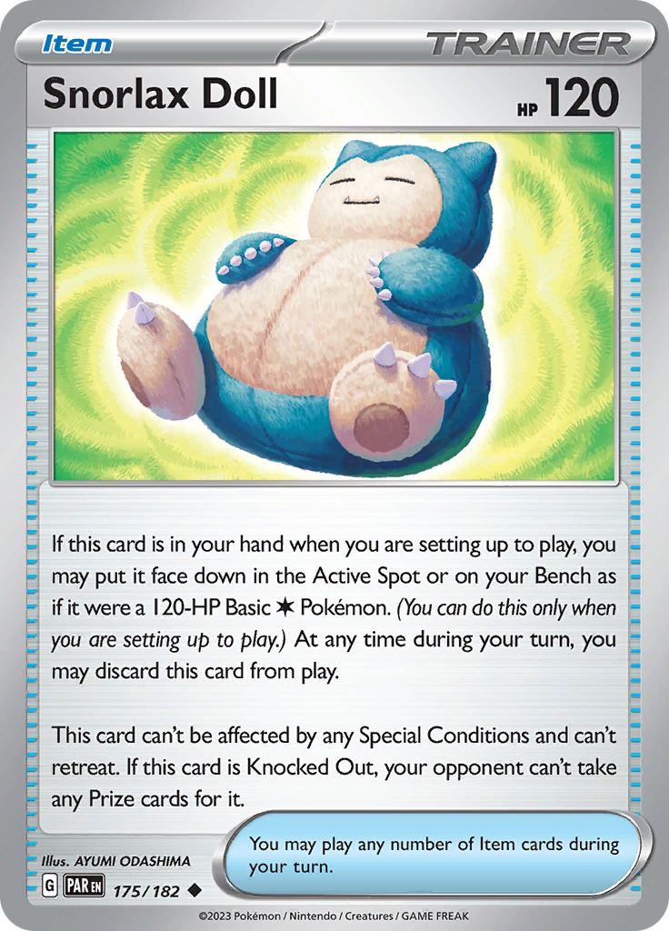 Snorlax Doll (175/182) [Scarlet & Violet: Paradox Rift] 