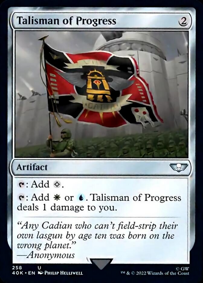 Talisman of Progress (Surge Foil) [Warhammer 40,000] 