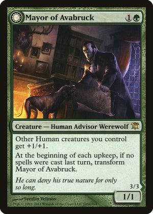 Mayor of Avabruck // Howlpack Alpha [Innistrad] 