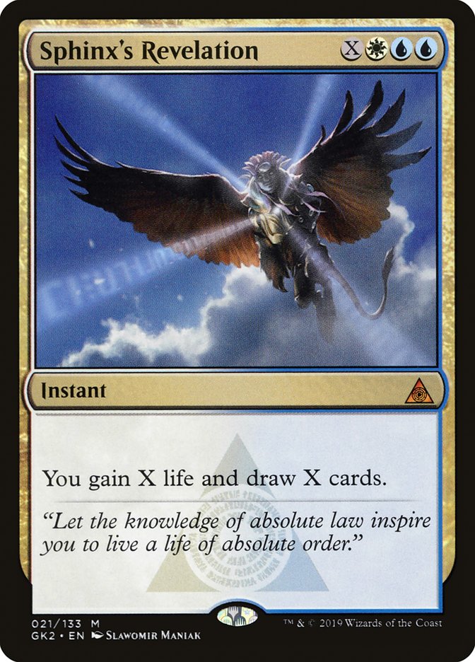 Sphinx's Revelation [Ravnica Allegiance Guild Kit] 