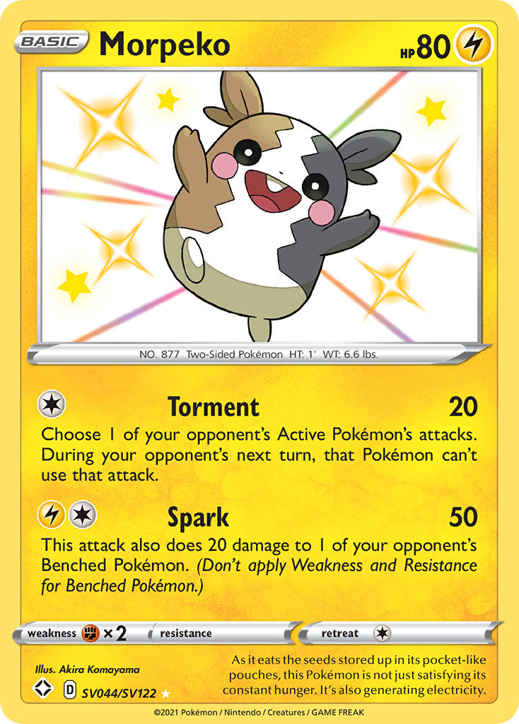 Morpeko (SV044/SV122) [Sword & Shield: Shining Fates] 