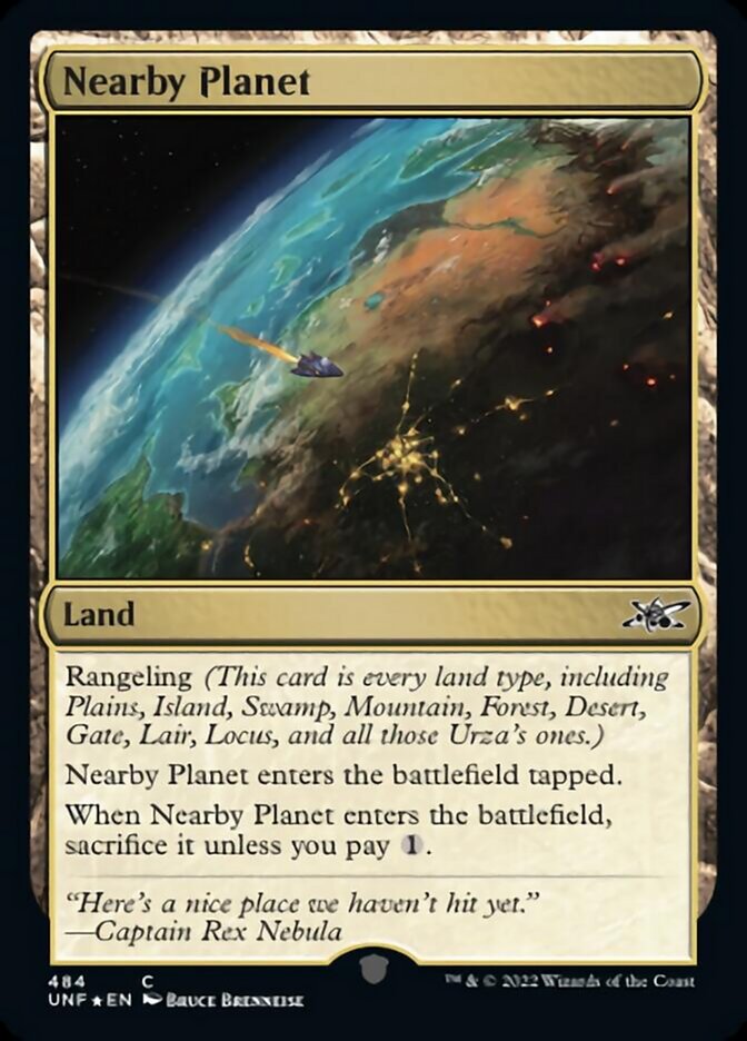 Nearby Planet (Galaxy Foil) [Unfinity] 