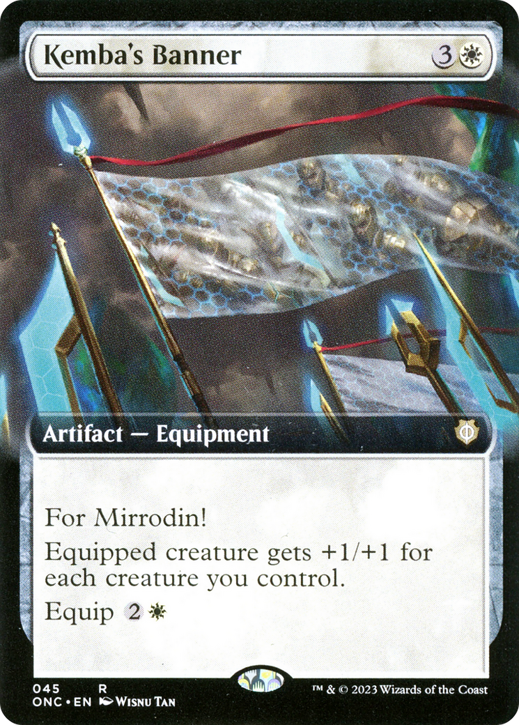 Kemba's Banner (Extended Art) [Phyrexia: All Will Be One Commander] 