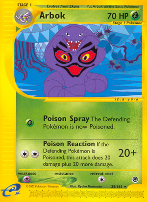Arbok (35/165) [Expedition: Base Set] 
