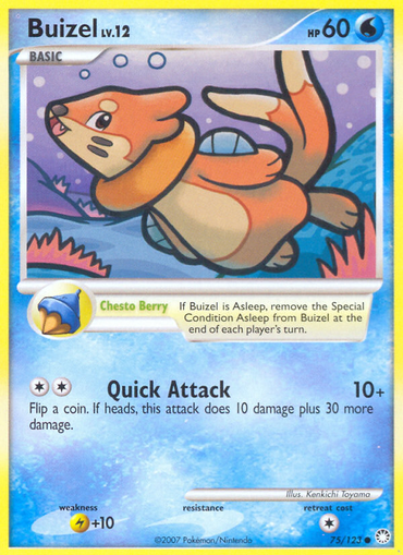 Buizel (75/123) [Diamond & Pearl: Mysterious Treasures]