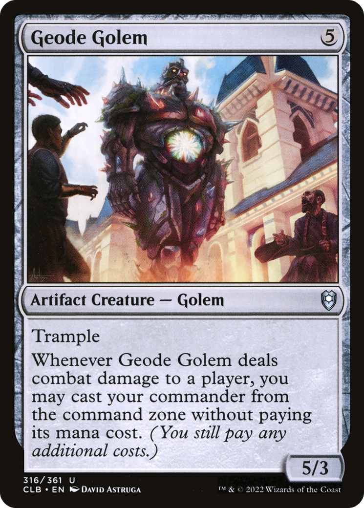 Geode Golem [Commander Legends: Battle for Baldur's Gate] 