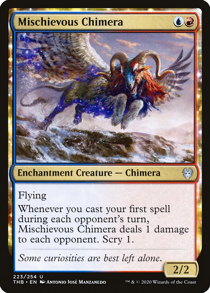 Mischievous Chimera [Theros Beyond Death] 